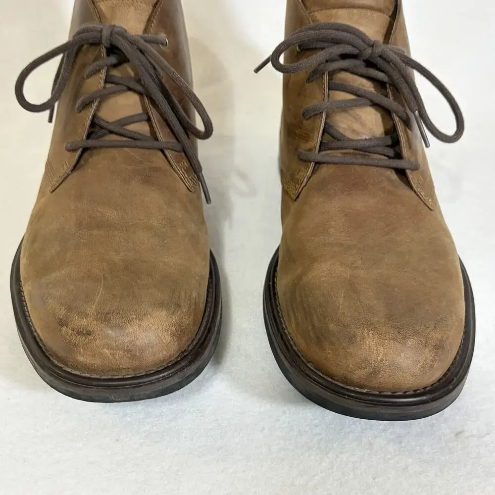 Timberland Chukka Boots Mens Size 10.5 Leather Waterproof Lace Up